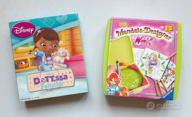 Lotto 2 giochi creativi Dottoressa Peluche/ Winx