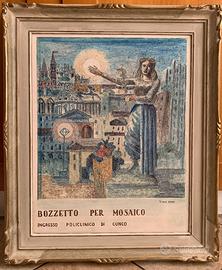 Giulio Benzi quadro dipinto policlinico Cuneo