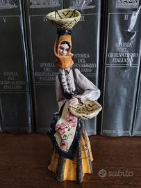 STATUETTA CERAMICA STELIO MOLA ARTIGIANATO SARDO