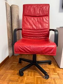 Poltrona in pelle per ufficio