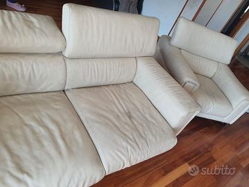 Divano e poltrona Natuzzi 