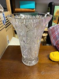 Vaso in cristallo di Bohemia anni 50'