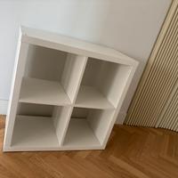 Scaffale Kallax Ikea bianco