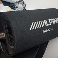subwoofer tubo alpine modificato 