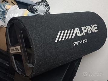 subwoofer tubo alpine modificato 