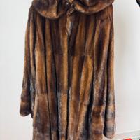 Cappotto di Pelliccia di Visone Naturale Demi Buff