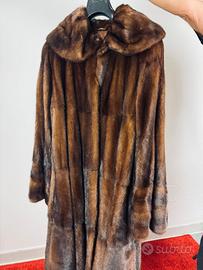 Cappotto di Pelliccia di Visone Naturale Demi Buff