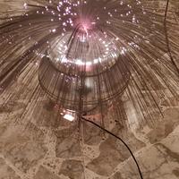 Lampada Vintage luce diffusa con fibra di vetro 