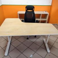 Scrivania angolare 160x80 regolabile