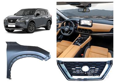 Nissan X-Trail musata paraurti freni fanale cofano