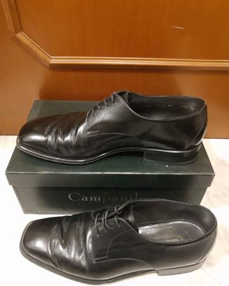 Scarpe pelle nera uomo Campanile
