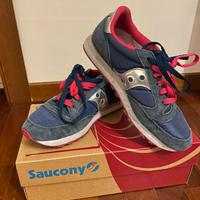 Saucony Jazz da donna fucsia e blu