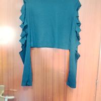 maglia a maniche lunghe nera 