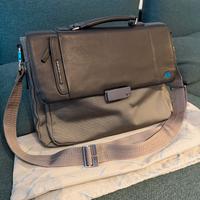 Borsa Piquadro Epsilon  in pelle – nero/grigio