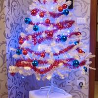 Albero di Natale Completo di Palle e Luci - H. 150