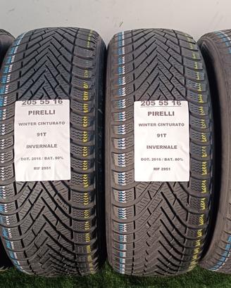 4 GOMME 205 55 16 PIRELLI INV RIF2951