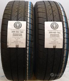 2 GOMME 205 65 16C BRIDGESTONE A67479