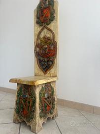 Sedia / comodino Etnico