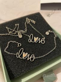 Set Collana e Bracciale Stroili Love Originale