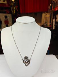collana sacro cuore di Gesù in argento 925
