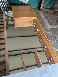 specchiera per bagno con contenitore