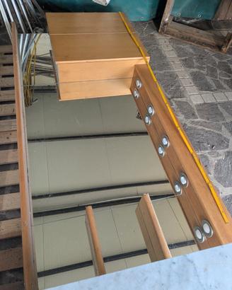 specchiera per bagno con contenitore