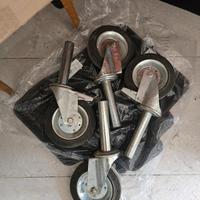 Ruote girevole per ponteggi, N 4 e pistola vernice