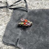 Orecchini argento con pietre dure