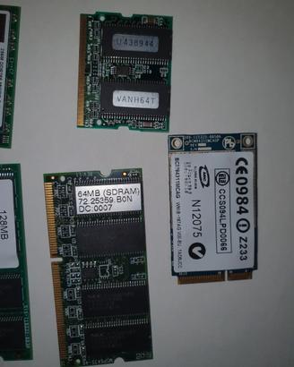 Memoria Ram varie più scheda wi.fi