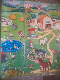 Tappeto gomma area giochi 