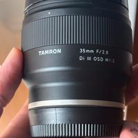 Obbietivo Tamron 35mm 2.8 E mount Sony full frame