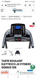 Tapis roulant JK Fitness Genius 136