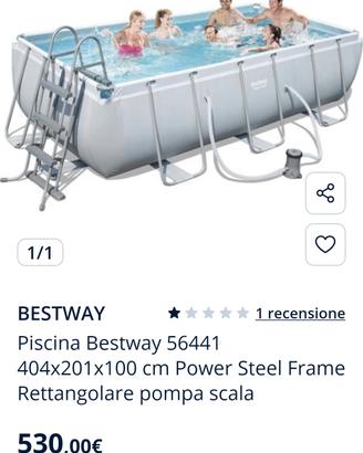 piscina bestway power Steel 