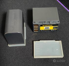 2 batterie per videocamere JVC BN-VF823U