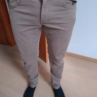 Pantaloni uomo nuovi Gaudi, marrone/tortora, L