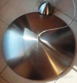 Lampadario, lampada Philips Acciaio satinato vetro