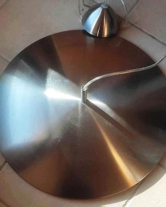 Lampadario, lampada Philips Acciaio satinato vetro