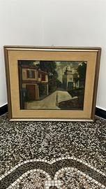 Quadro con cornice in legno