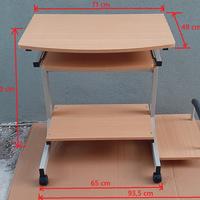 Mobile scrivania tavolino porta pc computer