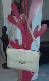 Borsa a tracolla vintage pelle di struzzo 