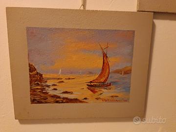 Set di quadri con mare