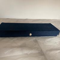 Scatola con 4 ovali in argento 925