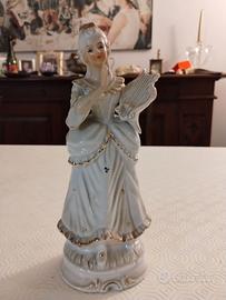 Edizione rara Capodimonte statuetta damina vintage