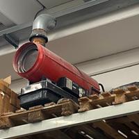 Riscaldatore industriale a gasolio per cantiere