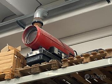 Riscaldatore industriale a gasolio per cantiere