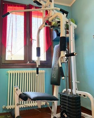 Palestra multifunzione Weider con pesi – completa