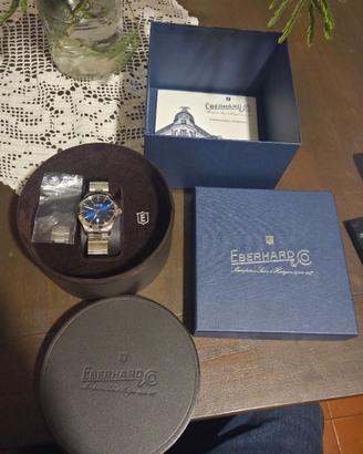 Eberhard AIGLON Grande Taille 41mm FULL SET NUOVO