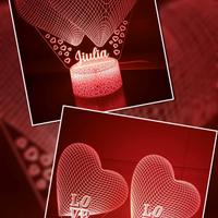 Idea per San Valentino e anniversario lampada led