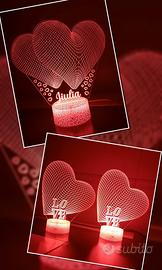 Idea per San Valentino e anniversario lampada led