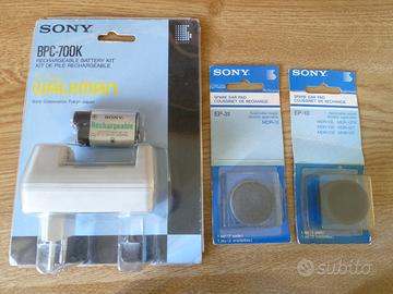 Accessori Sony per walkman anni 80